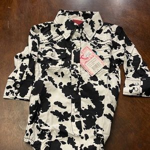 Infant western wear onesie